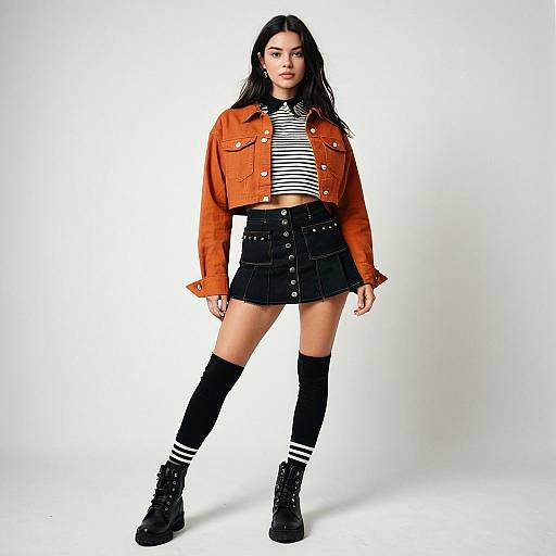 Casual Streetwear Woman in Earth Tones