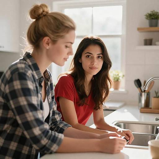 Candid Kitchen Moments: A Beautiful Friendship