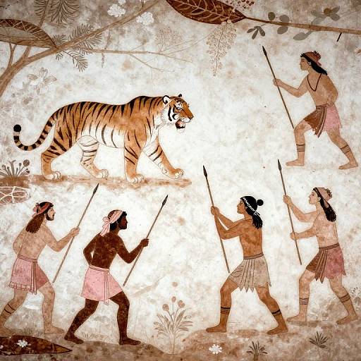 Tribal Saber-Tooth Hunt in Stepford