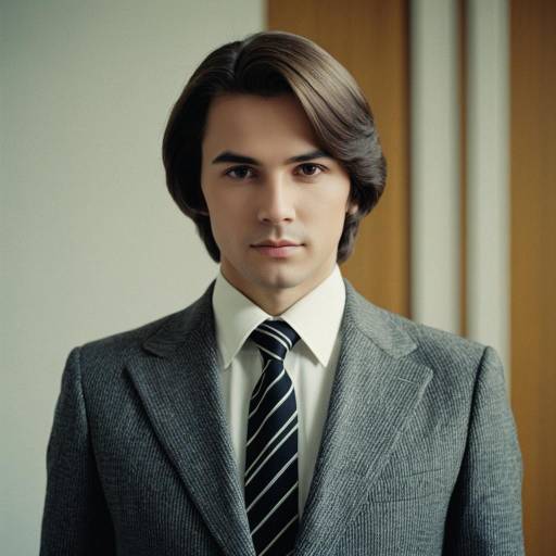Young Man in 1970s Polish Professional Attire