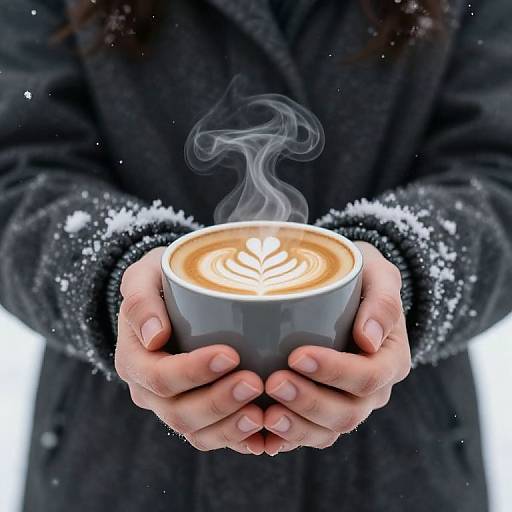 Winter Warmth with Latte Art
