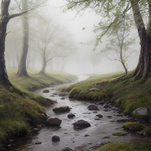 Spring River in Forest