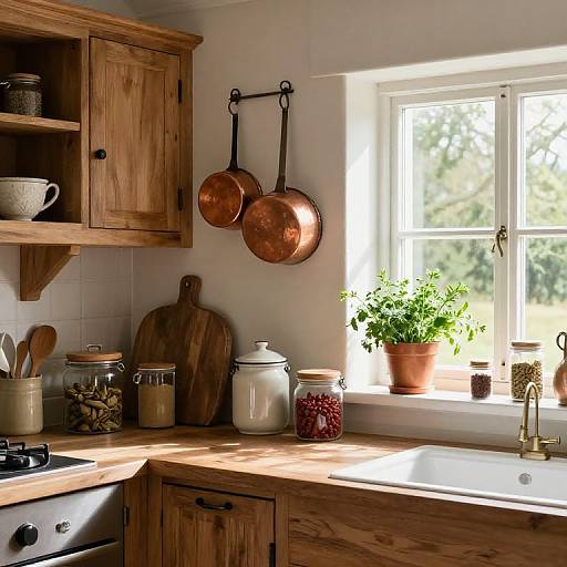 Rustic Kitchen with Warm Country Charm