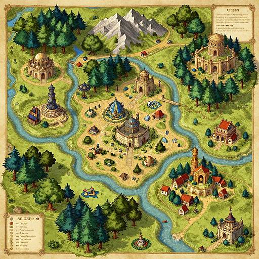 Hand-Drawn Fantasy World Map Generator