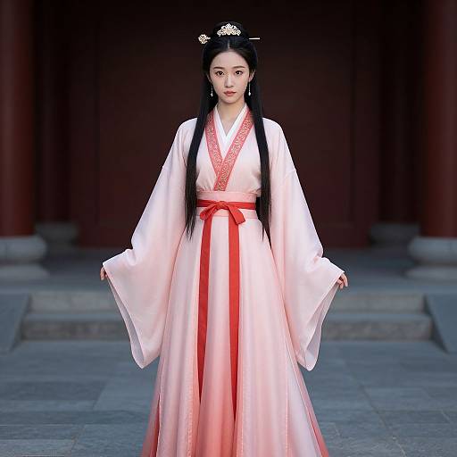 Princess Mulan in Traditional Costume
