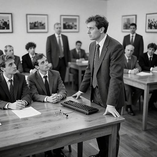 Intense Gathering in a Vintage Setting