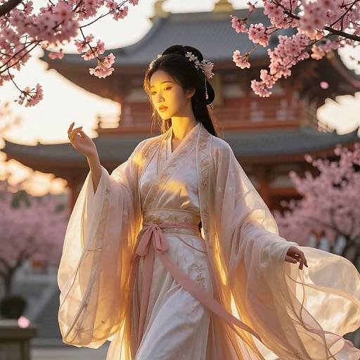 Ethereal Asian Goddess of Love