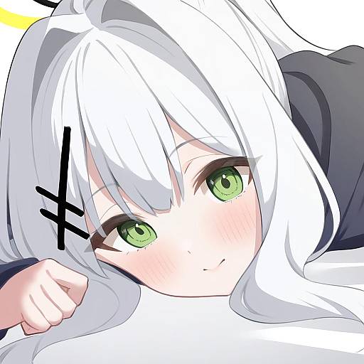 Illustration of Hare (blue archive), blue archive in the style of Binsen