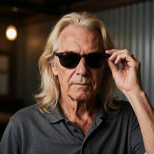 Intense Portrait of an Older Man