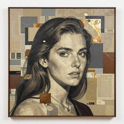 Intricate Mixed Media Contemporary Art