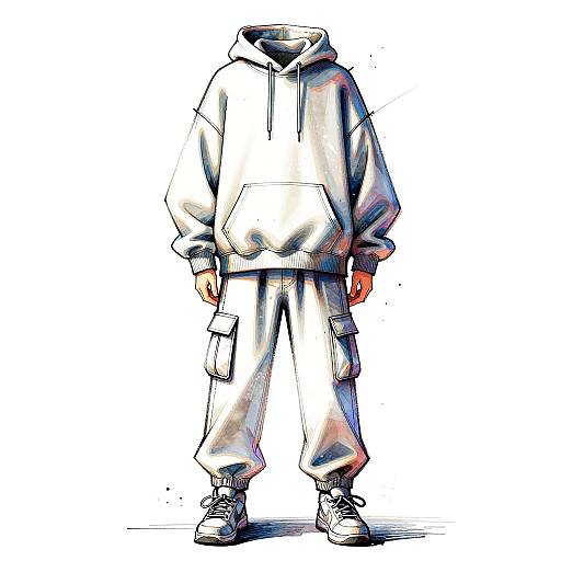 Urban Streetwear Fashion Sketch