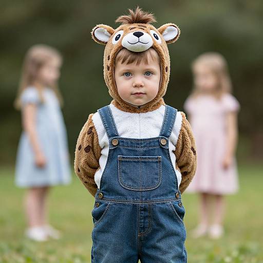 Realistic Infant Bunting Costume Outdoors