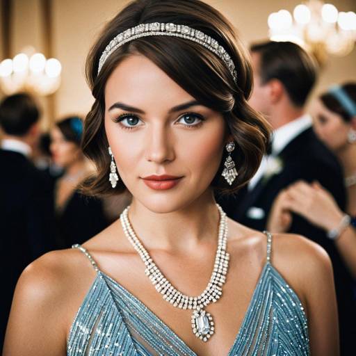 Gatsby Party Outfit with Jewelry Focus