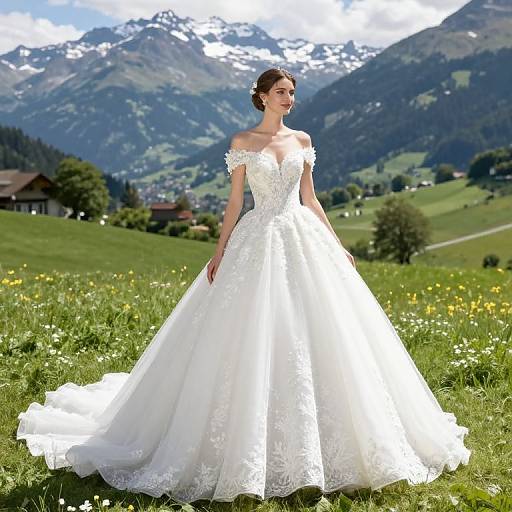 Elegant Wedding Gowns in Switzerland