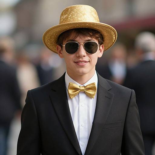 Stylish Gold Digger Costume Man