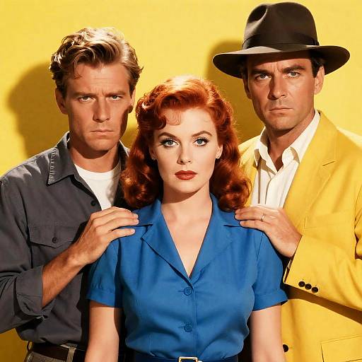 Dramatic Vintage Movie Poster Artwork