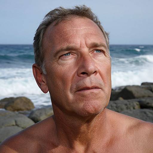 Portrait of a Weathered Sea Captain