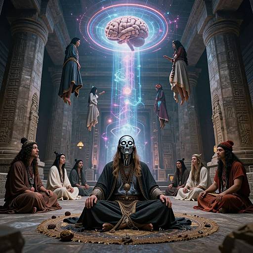 Third Eye Biomechanoid Time Shaman