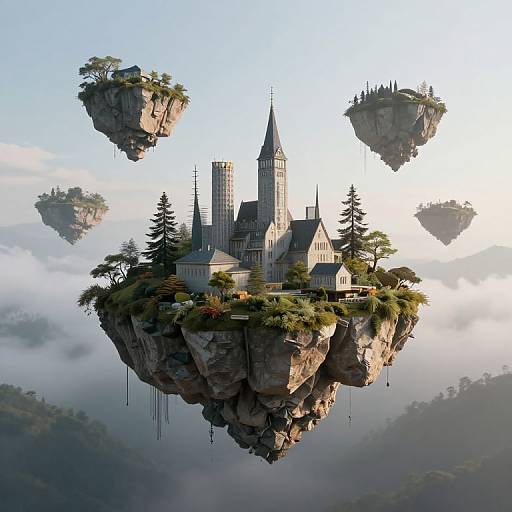 Ephemeral Floating Islands of Belief