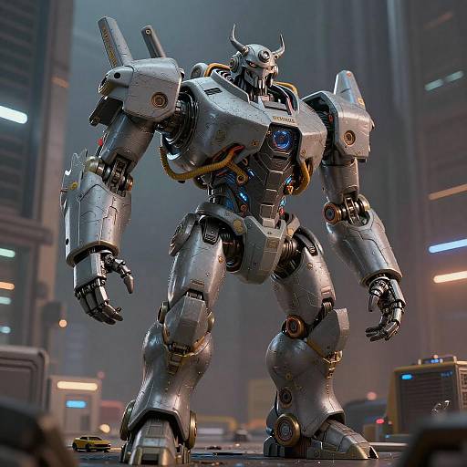 Giant Robotic Among Us in Dystopia
