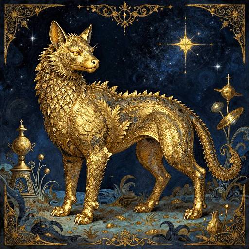 Celestial Chimaera in Magical Ocean