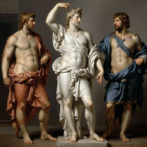 Hyperrealistic Classical Art Masterpiece