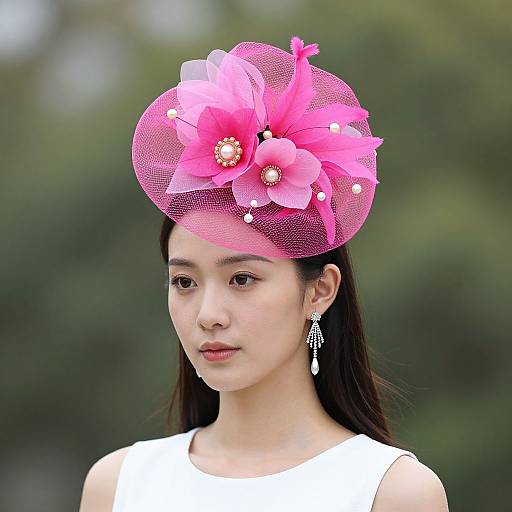 Vibrant Spring Racing Carnival Fascinator