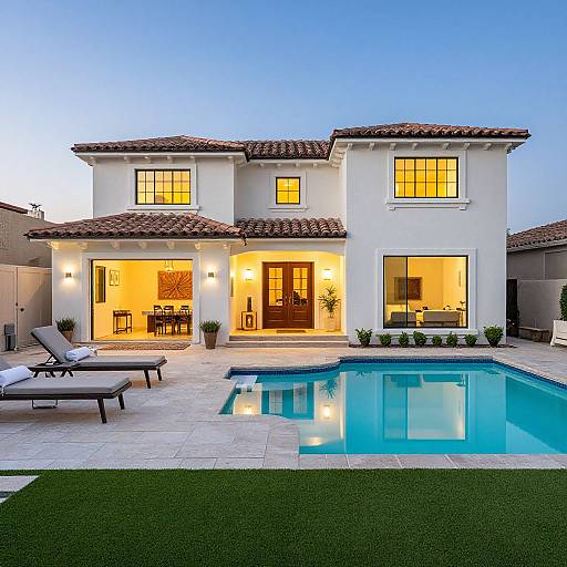 Elegant Spanish-Style Mansion with Pool