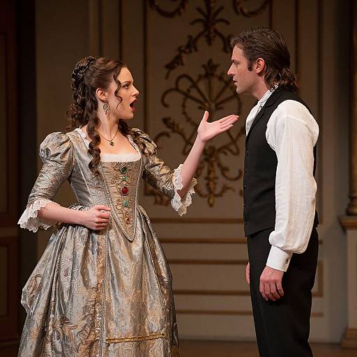 Dramatic Scene in Historical Attire