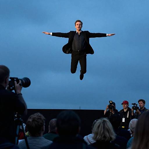 David Copperfield Flying Scene Capture