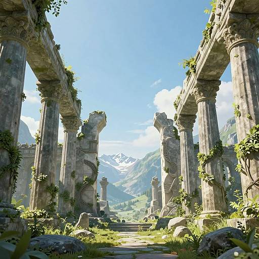 Mesmerizing Holy Grail Temple Landscape