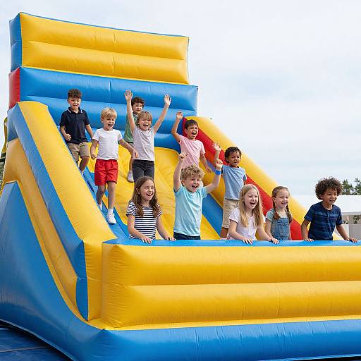 Vibrant Inflatable Playground Joy