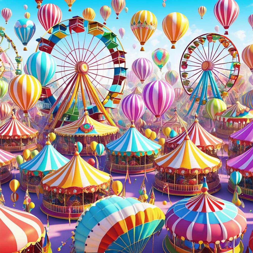 Joyful Whimsical Carnival Celebration