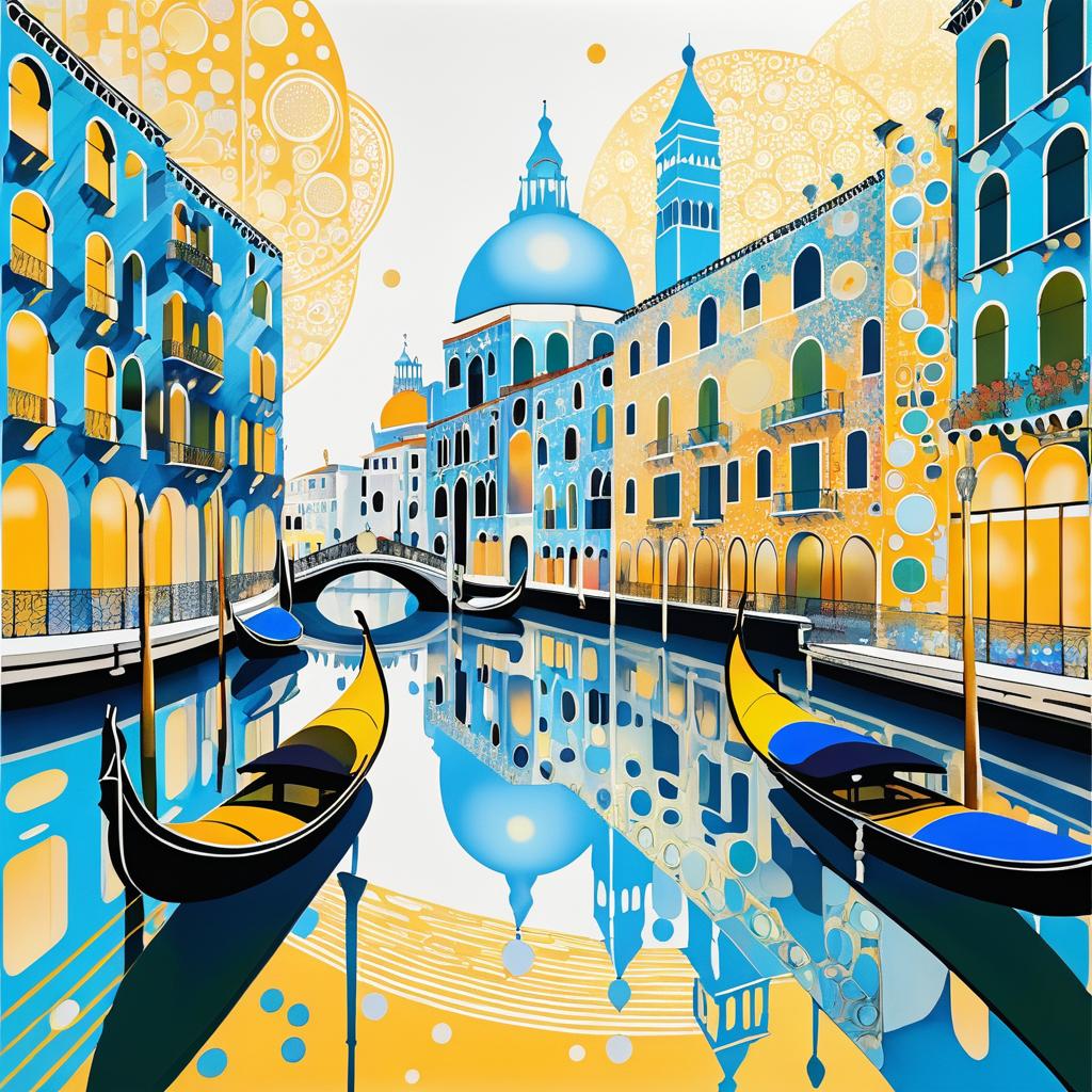 Futuristic Translucent Venice Landscape