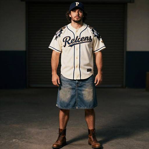 Kodachrome Portrait: Broad-Shouldered Baseball Style