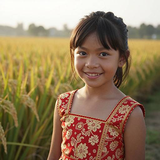Filipino Girl in Panagbenga Costume