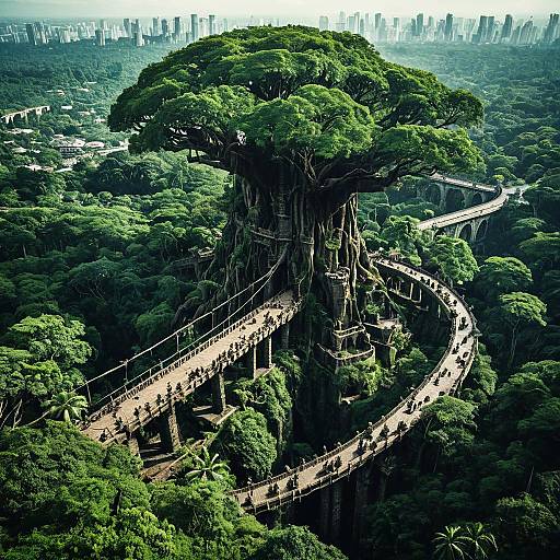 Ancient Tree Giant Stronghold in Jungle