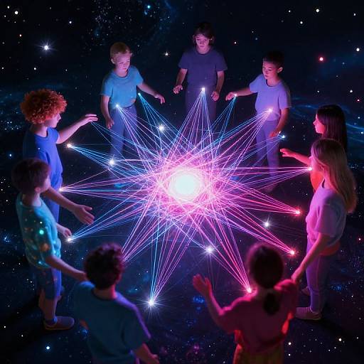 Cosmic Neural Bonds in Neon