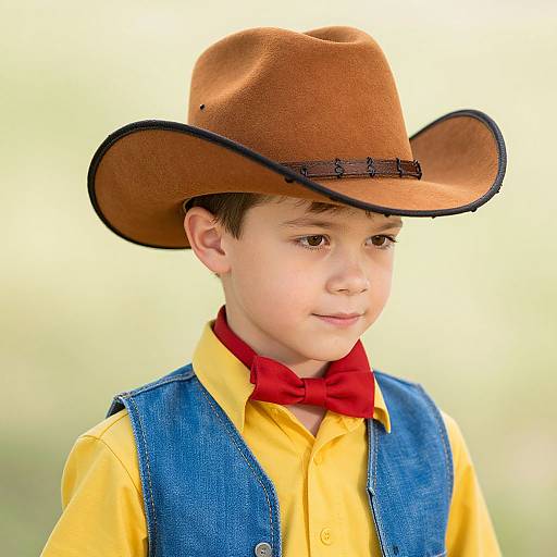 Boy in Woody Cowboy Costume