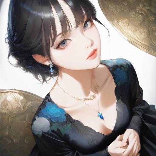 Realistic Portrait of Toki from Blue Archive