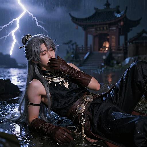 Stormlit Vulnerable Aether at Cliff Shrine