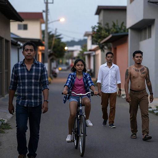 Urban Alley Photograph at Dusk
