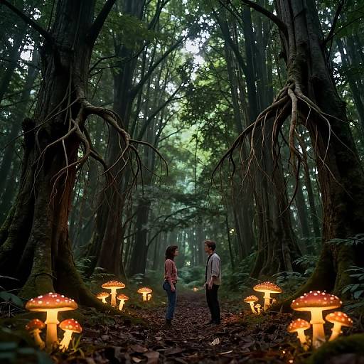 Floating Roots and Walking Mushrooms