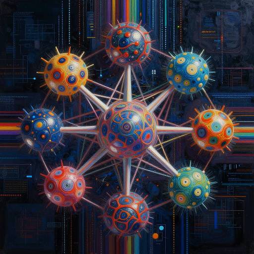 Neural Network Creating Abstract Art