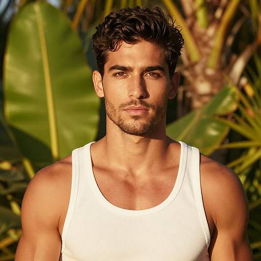 Athletic Male in Golden Hour Light