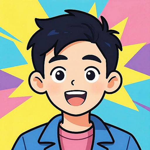 Vibrant Comic-Inspired Modern Avatar