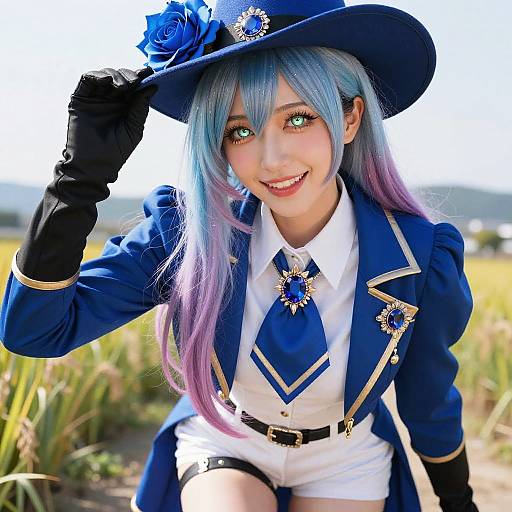 Ultra Realistic Portrait in Countryside