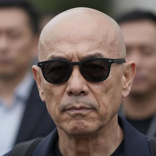 Serious Portrait of a Middle-Aged Man