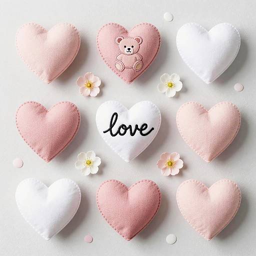 Pastel Baby Shower Moire Flat Lay