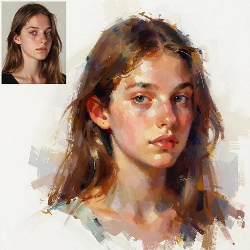 Vibrant Digital Painting Photo Transformation